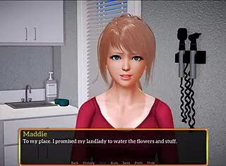 My new family plays games together.