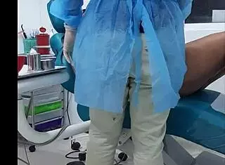 My dentist appointment ended with his big cock in my mouth