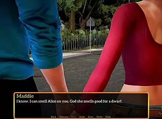 My new family plays games together.