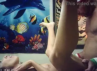 Candice cumm feels the italian pound machine backstage