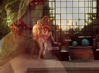 big tit brunette rayveness performs in scene