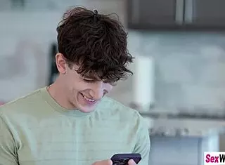 Stepbro Captures Threesome with Stepsister Molly Little