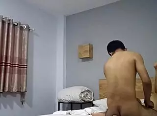 friend's wife licks pussy before doggystyle fucking