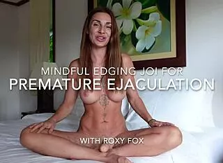 mindful edging session with roxy fox for better control