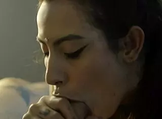 fucking with dick in mouth during massage