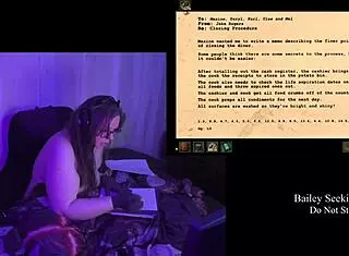 Brunette BBW With Big Natural Tits Plays Naked In Secrets Can End Remaster Part 3