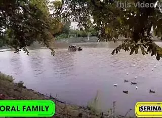 Dean And Dan Double Pound Petite Serina Gomez's Pussy In Prague