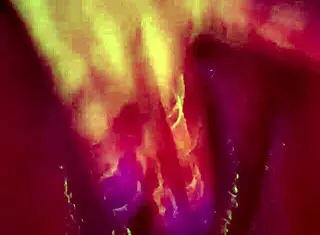 Ebony babe masturbates pussy to intense orgasm in sex