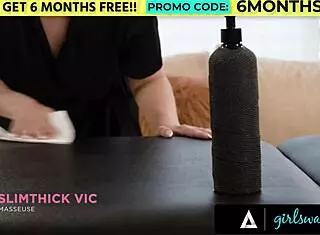 supportive blonde masseuse slimthick vic eases ana foxxx with sensual scissoring and interracial fingering in reality scene. they explore every inch together!