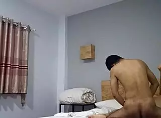 friend's wife licks pussy before doggystyle fucking