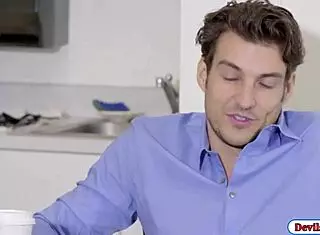 Blonde Alura Sucks Monster Cock Then Fucks Office Mate Hard