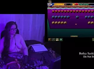 Brunette BBW With Big Natural Tits Plays Naked In Secrets Can End Remaster Part 3