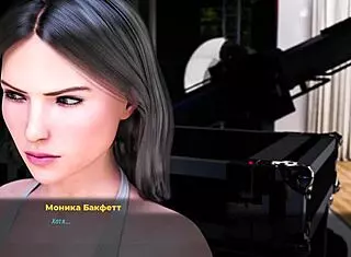 Milf sucks big cock in 3D hentai gameplay