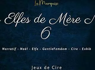 French elves engage in dirty talk femdom with wax.