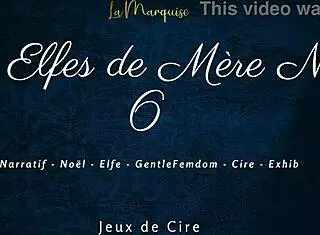 French elves engage in dirty talk femdom with wax.