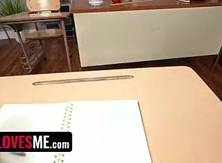 Milf Teacher Wants Threesome Muff Diving with Students