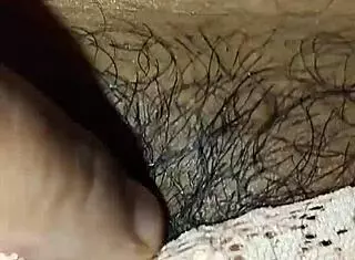 Indian sexy desi relaxes in bed with homemade fun 😊