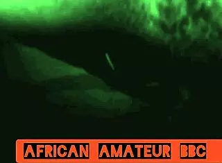 ebony couple having rough homemade sex with big black cock