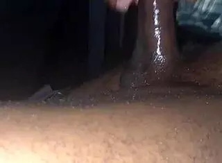 Jerking off in car under moonlight so thrilling! 🌙