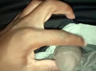 Stroking my small cock during Skyrim gameplay