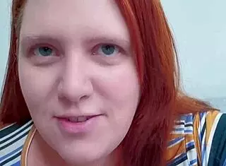 chubby redhead hotwife sucks and squirts eagerly