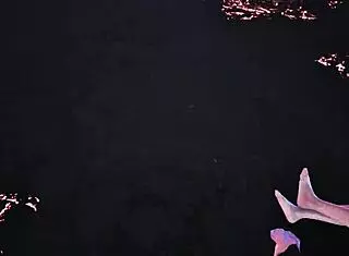 I play with Lili's big tits in bikini during the game. Tormenting her boobs and teasing her body