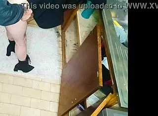 Neighbor bent over for quickie