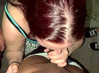 Plump Natural Tits Sluts Suck Black Cock Outdoors By Dumpster