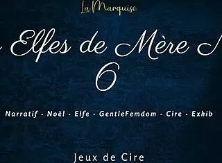 French elves engage in dirty talk femdom with wax.