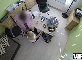 Dulce Nena's Emotional Encounter: Fucking the Naughty Loan Agent for Cash