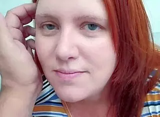 chubby redhead hotwife sucks and squirts eagerly