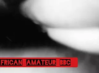 ebony couple having rough homemade sex with big black cock