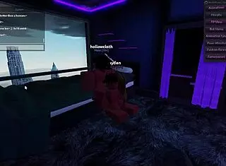 Two hot demons passionately having sex in the bedroom