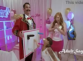 Lauren Phillips Plays Pin the Sock Deepthroat