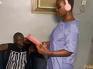 Naughty ebony student fucks BBC teacher during maths lesson