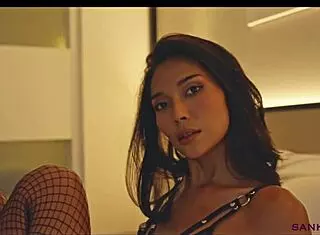 Skinny Asian Babe Dancing With Small Natural Tits