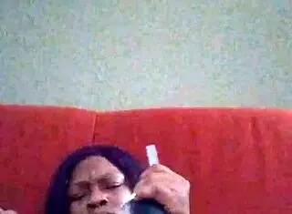 Ebony Girl with Hairy Body Makes Herself Creamy in Casual Solo Session