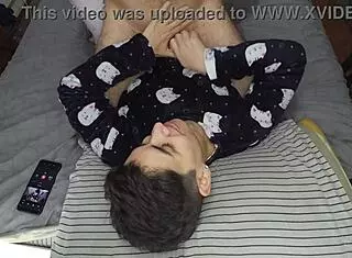 Handjob and CUM Mouthful Before BED