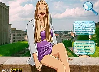 Let's Play First Pickups With Brunette And Blonde Big Tits