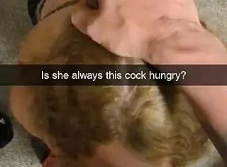 Cheating Wife Bred Hard on Snapchat by Old Man