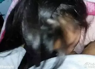 Latina friend in dorm sucks like a goddess