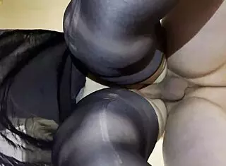 sex in the kitchen with my fat girlfriend doggy style showing her small tits