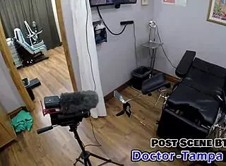 Brunette Aria Nicole in Florida POV Moans During Foley Catheter Insertion by Dr. Tampa