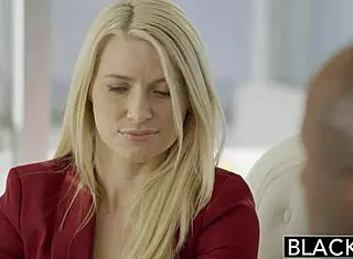 Blacked business blonde anikka albrite ass fucked by a bbc