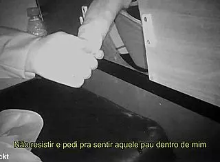 glory hole adventure with trans and well-endowed friend in the cabin