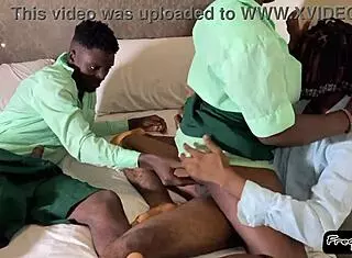 two dicks fucks my pussy and made me squirt in missionary