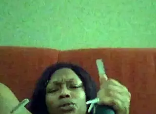 Ebony Girl with Hairy Body Makes Herself Creamy in Casual Solo Session