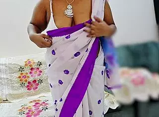 Indian Bhabhi Dresses In Saree!