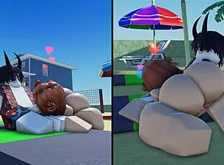 Special Beach Day with Big Tits and Ass!