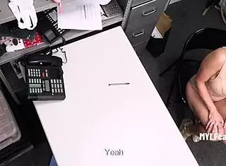 Lory Lace Gives Oil And Oral At Office Desk